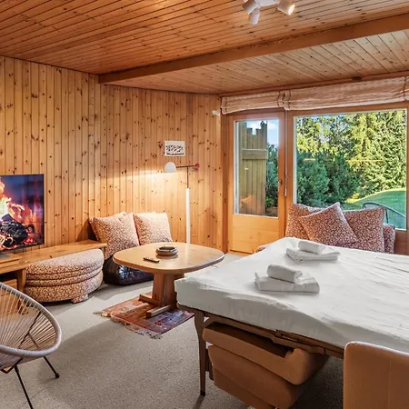 Spacieux, A 2min Des Remontees Mecaniques, Grande Terrasse Apartament Crans-Montana
